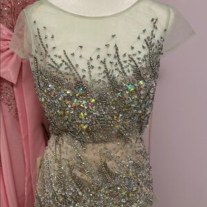 Brand new Elegant Embellished Evening Dress maxi dress prom dress wedding dress